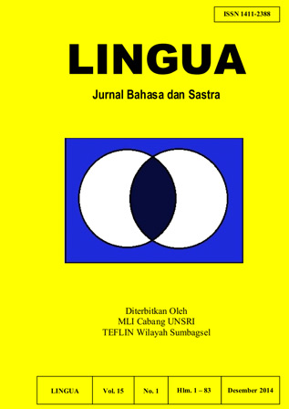 LINGUA: Jurnal Bahasa dan Sastra